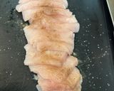 ブロッコリーしいたけ鶏胸肉のトロ塩炒め作り方2写真