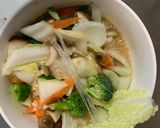 お一人様簡単洋風梅タルタル味豆腐野菜炒め作り方16写真