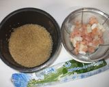 エビ海老シーフードミックスご飯♪簡単作り方1写真
