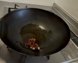 茹で蛸の端っこで作る、タコ飯風炒飯作り方2写真