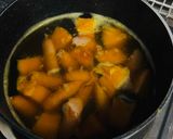 秋！かぼちゃとソーセージのスープ🥣作り方3写真