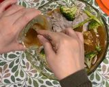 レンジで!豚えのきの温野菜サラダ風作り方8写真