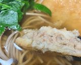 簡単　メンチカツ蕎麦作り方8写真