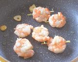 アスパラと海老＆アボカドのホットサラダ♪作り方3写真