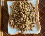 納豆とチーズマヨパン作り方2写真