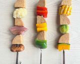 ヴィーガンハム_串焼き（BBQ）作り方2写真