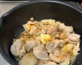 ほたて醤油☆鶏肉とエリンギのバター醤油味作り方3写真