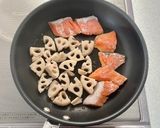 鮭とレンコンの照り焼き作り方4写真