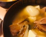 削り節＆ミニ豆腐のお雑煮作り方2写真