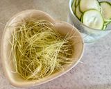 簡単!ズッキーニととうもろこしのひげ作り方1写真