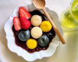 豆腐白玉ぜんざい作り方3写真