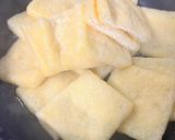 【調味醤油】いなりの皮を煮る作り方1写真