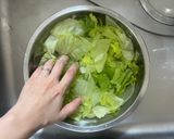 煮込み2分!トマトとレタスの煮浸し作り方3写真
