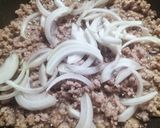 【ひき肉】🌱ミント香るラープ風炒め🇹🇭カオクアなし作り方3写真