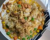 レンジ簡単クリーミーそば飯味炒飯弁当作り方12写真