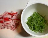 簡単昼食・夕食★カニカマと卵のふわとろ〜天津飯作り方2写真