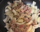 小松菜とひき肉炒め♡簡単！美味しい作り方3写真