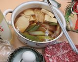 加賀一本太ねぎのすき焼き作り方5写真
