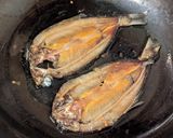 鮎の一夜干しのワンパンパスタ作り方2写真