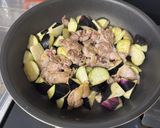 mなすと薄切り豚肉の酢豚風作り方5写真