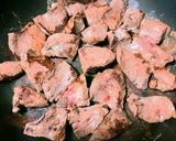 血になる牛ハツの味塩こしょう焼きネギレモ作り方2写真