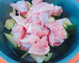 ＊簡単☆旬のズッキーニで鶏肉じゃが＊作り方2写真