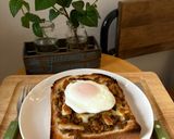 がっつりいきたい！ひき肉カレートースト作り方8写真