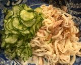 鯵のひらき和えうどん作り方6写真