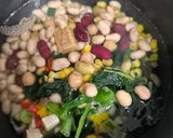 ☆冷凍ほうれん草でクリームスープ作り方1写真