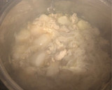 切り干し大根と里芋と白滝とひき肉の煮物作り方4写真