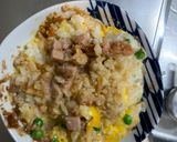 レンジ簡単クリーミーガパオ味炒飯弁当作り方11写真