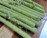 タケノコとフキと揚げの煮浸し作り方1写真