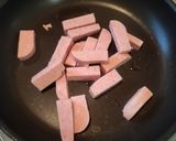 スパムとカット野菜の焼きうどん作り方4写真