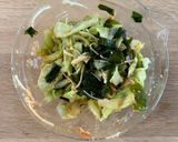 キャベツとえのき《にんにくごま味噌サラダ》作り方4写真