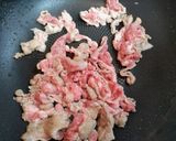 簡単ご飯に合う茸と豚こまとさつまいも塩レモン炒め作り方7写真