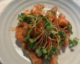 鶏胸肉のマヨポンかいわれ。作り方3写真