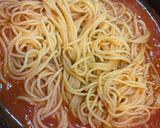超簡単とまとブロッコリーのカレーパスタ作り方3写真