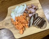 もち麦入りふわふわ卵の中華スープ作り方2写真