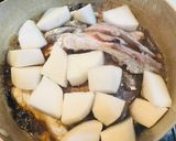 黄金比の煮汁で作る鯛あらと大根の煮付け作り方4写真