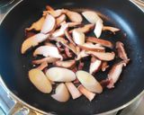 しいたけと牛肉のオイスターソース炒め作り方4写真