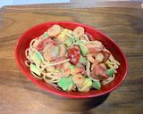 混ぜるだけエビの冷製トマトクリームパスタ作り方12写真