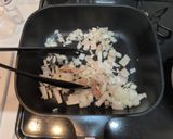 【ワンパン】青のりクリームパスタ作り方2写真