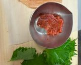 ささみの梅しそ巻き　5倍麹みそデップのせ作り方3写真