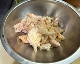 【居酒屋風】カリカリ鶏皮ポン酢作り方1写真