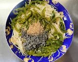レンジで簡単♬ ピーマンと もやしの 塩昆布和え作り方5写真