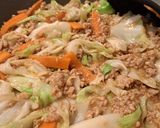 キャベツの肉味噌炒め作り方6写真