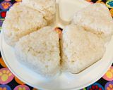 子供の＼マヨ焼きおにぎり／今日のおむすび作り方6写真