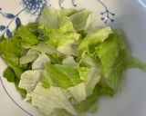 冷凍チャーハン⭐︎レタスと日本酒で格上げ作り方1写真