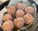 道明寺粉で作る桜しゅうまい作り方5写真