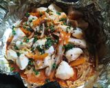 🦊北海道タコ白子|タチ🐙ちゃんちゃん焼きホイルで作り方5写真
